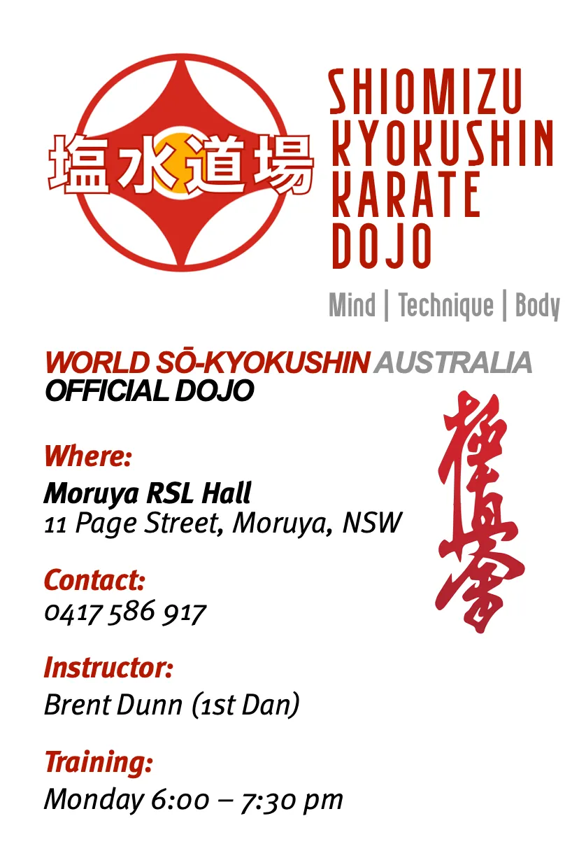 Shiomizu Dojo information — address, instructors and class times